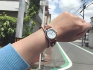 STITCH 今天裝點我的女士彩色針跡跑步手錶 易讀錶盤 SRW-WPB-PS