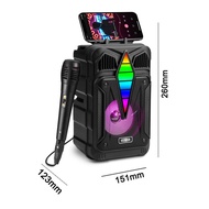 ลำโพงบลูทูธไฟ LED ลำโพงกันน้ำ IPX5 คุณภาพเสียง RGB ความละเอียดสูง พร้อมไมโครโฟน