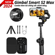 Gimbal Smart S2 Max chính hãng AOCHUAN - Gymbal chống rung hỗ trợ quay phim chụp ảnh chuyên nghiệp -
