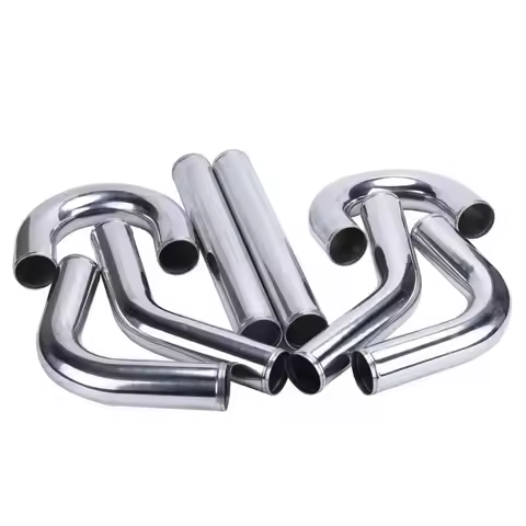 New Car Intercooler 0/90/180 Degree L J U S Type Length Universal 51mm 2.5" Inch Aluminum Tube Air I
