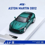 Ready Stock ATS 1: 64 ASTON MARTIN ASTON MARTIN DB12 Metal Green Alloy Car Model