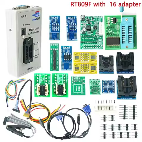 Newst Original RT809F ISP Programmer/ RT809 LCD USB Programmer Repair Tools 24-25-93 Series IC with