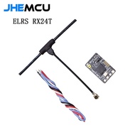 JHEMCU ExpressLRS RX24T 2.4G ELRS Radio Nano Long Range Receiver for FPV Racing Freestyle Drones DIY