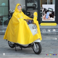 Motorcycle Raincoat Electric Scooter EV Riding Raincoat Single Rider Full Body Waterproof Men Women 