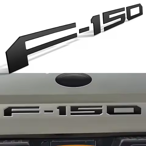 F-150 Emblem Badge Sticker Black Tailage Rear Sticker for Ford F-150 GT Car Styling Ford Trunk Stiic