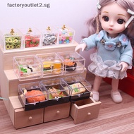 factoryoutlet2.sg 2Pcs Dollhouse Miniature Candy Box Dessert Cake Storage Box Model Home Decor Toy Hot