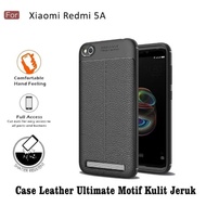 XIAOMI REDMI 5A AUTO ORANGE PEEL SOFTCASE LEATHER CASEfocus