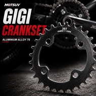 MOTSUV Bicycle Crankset Gear 104BCD Aluminum Alloy T6 MTB Chainring 34T 36T - 104BCD
