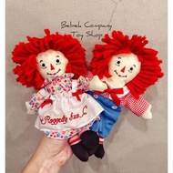 合售 兩個一組 美國🇺🇸古董玩具 raggedy Ann &amp; Andy 絕版玩具 8吋/22cm 布偶 安娜貝爾 娃娃