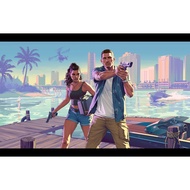 GTA 6 Poster - Print HD Quality| Size 31x46 cm| Ivory Material 260gsm Game Poster for Room Decor