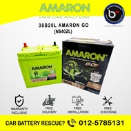 [ Installation Provided ] 38B20L | NS40ZL ] Amaron Go | Car Battery Myvi Bezza Kancil Viva Axia jazz