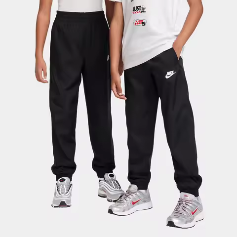 Nike Official Sportswear Club Big Kids' Woven Training Pants HF8141-010