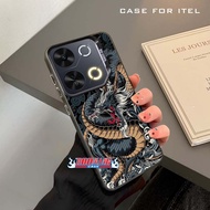 Itel P65 A60 A70 A80 S23 S25 S25 Ultra Premium Matte Hard Casing Case - IMD Case - Hologram Case TC 