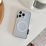Hoce Khung nhựa TPU MagSafe Ốp điện thoại cho Iphone 12 13 14 15 Pro Max 14 cộng với 13mini 12mini 1