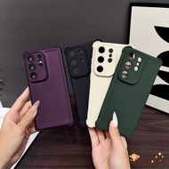 Four Corners Thickened Matte Cases For Samsung Galaxy S26 S25 S24 S23 S22 FE Note 20 Ultra 10 Plus +