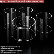 High temperature resistant Quartz Glass observation furnace cover hollow fire-resistant explosion-pr