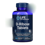 Life Extension D-Ribose Tablets /100 Vegetarian Tablets