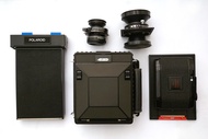 Horseman 45HD 外景相機4x5機身 + Horseman 120/10EXP + 4X5 POLAROID + 兩顆4X5鏡頭