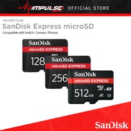SanDisk Express, microSDXC, U3, UHS-III, Up to 880MB/s Read, Up to 650MB/s Write - (128GB/256GB/512G