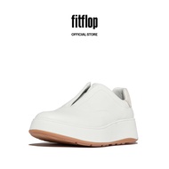 FitFlop F-MODE Women's Tumbled-Leather Laceless Sneakers - Urban White (E5G-194)