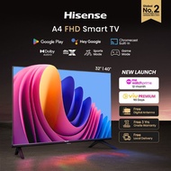 [2024] Hisense A4 32 inch Smart TV | Google Play | Hey Google | Chromecast | Dolby Audio | DTS