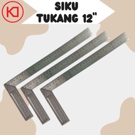 SIKU RRT 12 in Carpenter's Angle / Carpenter's Ruler / 90 degree Angle Ruler / Carpenter's Angle Rul
