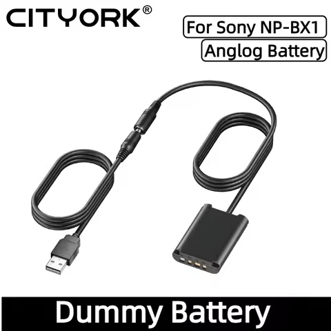 NP-BX1 NP BX1 Dummy Battery DK-X1 USB-A Type-C Power Adapter DC Coupler for Sony ZV-1 RX1 WX500 RX10