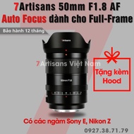 NIKON 7artisans AF 50mm F1.8 Auto Focus Lens - Super Fast Automatic Focus For Sony E / FE And Niko Z