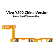 Vivo Y200 China Version ( V2343A ) Power On Off Volume Up Down Side Switch Button Key Flex Cable Rib