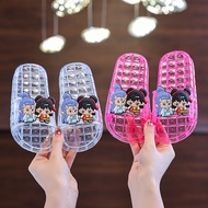 Cartoon Cartoon Children Slippers Influencer Cartoon Girls Slippers Girls Beach Shoes Anti-slip Crys