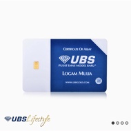 24K 0.5gr UBS Gold Bar 999.99