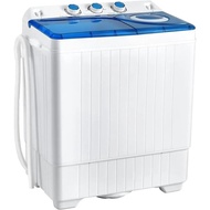 Limited Portable Washing Machine Twin Tub 26lbs Capacity Laundry 18lbs 8lbs Spinner Combo With Built