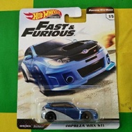 Hot Wheels Subaru Impreza WRX STI Fast and Furious