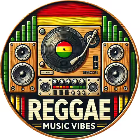 2D Flat, 8x8inch Retro Reggae Jamaica Wooden Wall Art Round Country Style Hanging Sign with Colorful