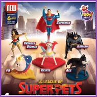 ╳ ◭  ◢ ✡ Jollibee Kiddie Meal DC Super Pets Toys INDIVIDUAL