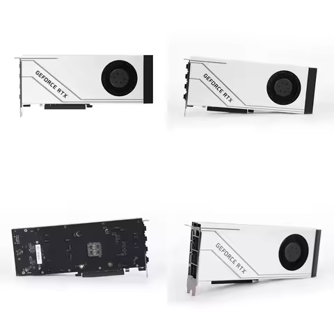 OEM 4090 48GB Turbo GDDR6X 384Bit White Graphics Card for RTX 4090 for AI Computing Gaming Deep Lear