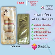 10 packs of Whoo Ja Yoon lotion 1ml anti-aging, brightens skin, reduces acne, improves skin tone, re