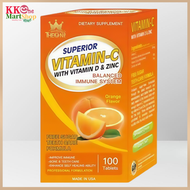 medicine THEONE - The ONE - 維他命c+d+鋅plus zinc 三合一多種維生素+鋅#維他命C+d免疫力100粒/瓶
