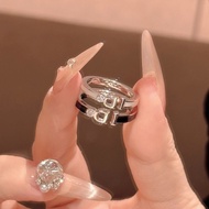 I DO I Will Couple Ring Creative Confession Proposal Ring Open Ring English Letter Couple Ring#I DO 
