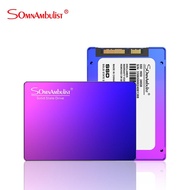การไล่ระดับสีพลาสติก 2.5 ``Sata3 Ssd 120gb 240gb 480gb 960GB SSD ฮาร์ดไดรฟ์โซลิดสเตตในตัว ฮาร์ดไดรฟ์แล็ปท็อปและเดสก์ท็อป