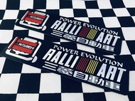 Ralliart สติ๊กเกอร์ Mitsubishi Evolution Evo สติกเกอร์ 2ชิ้น รถยนต์ Lancer Mirage Attrage Pajero Trition แต่งรถ Car JDM 3D ปั๊มนูน ติดรถ ติดกระจก ติดข้างรถ ท้ายรถ ติดสเกิร์ต