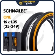 Schwalbe One 16 x 1 1/3 (35-349) Folding Tyre Performance Road Tyre for Brompton