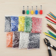 1000pcs E0508 1008 1508 7508 2508 Insulated Ferrules Cable End Crimp Terminals 1000pcs E0508 1008 15
