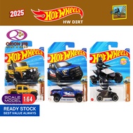 Hot Wheels 2025 HW Dirt Tesla Cyberquad/ '17 Ford F-150 Raptor/ Land Rover Defender/ Chevy Silverado