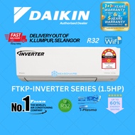 (DELIVERY OUT OF KL.VALLEY) Daikin R32 1.5HP FTKP35A-Series 5 Star Energy Saving Standard Inverter Air Cond