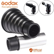 Godox AD-S9 Aluminum Snoot Accessories With Honeycomb Grid For WITSTRO Speedlite Flash AD180 AD360 A