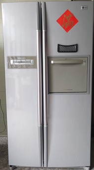 LG 頭等艙 對開冰箱 大約550公升 二手冰箱  #8