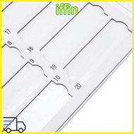 IFFIN 20/30 Places Specimen Slide Holder, Foldable 20/30 Slides Capacity Microscope Slide Box, White