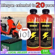 500ML Battery Repair Fluid Acid Air Bateri Kereta Serbuk bateri kereta battery repair Car battery wa