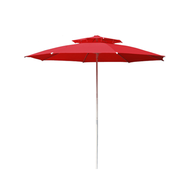 SUMMER SET ร่มสนาม Kaawa ขนาด 270×270×250 ซม. JM34R สีแดง